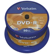 DVD-R 4.7GB, 16x, 50 kosov, CB