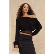 Trendyol Milla Ženska bluza Tprss26Bz00008, Crna