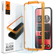 Spigen Glass tR AlignMaster 2 Pack - Nothing Phone (2a) (AGL07681)