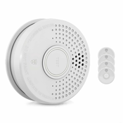 SHD by oneConcept Detektor dima DOF39 Plastika, opozorilni signal: 85 dB 9V, baterija (DOF39-5er)