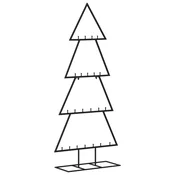 Metalno ukrasno božicno drvce crno 125 cm