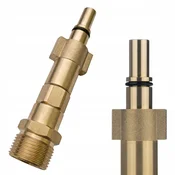 shumee Adapter za zunanji navoj M22 za Boschev bajonetni priključke, nov tip | Medenina | Adapter za visokotlačni čistilec | Black&Decker, Makita, Stanley