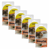 GimCat ShinyCat piščanec + papaja 12x70 g