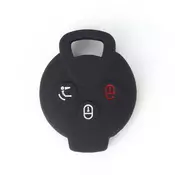 888 CAR ACCESSORIES Silikonska navlaka za ključeve crna Smart