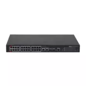 Dahua PFS4226-24ET-360-V3 24-portni 100 Mbps + 2-portni Gigabit upravljani PoE preklopnik