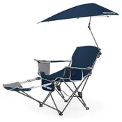 Sport-Brella Naslanjač | Vsestranski stol s senčnikom UPF 50+ | Popolno udobje in zaščita na plaži!