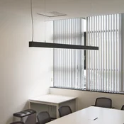 SLV Glenos LED viseča svetilka 205 cm črna - Študija/pisarna - črna, bela - Kovina