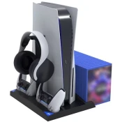 iPega P5013 Charger and Cooling Station pro PS5 a PS5 Controller Black (Pošk. Balení)
