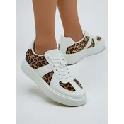 Resti Womens sporty sneakers with leopard print Big Cat