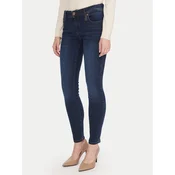 Gaudi Jeans hlače 521BD26024 Mornarsko modra Slim Fit