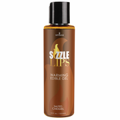 Sensuva – Sizzle Lips Warming Edible Gel – Salted Caramel 125 ml