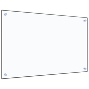 vidaXL Kuhinjska zaštita od prskanja prozirna 80x50 cm kaljeno staklo