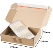 NN ŠKATLA PAKETNA SAMOLEPILNA SENDBOX 370x290x70mm B30