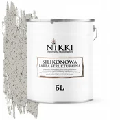 shumee Silikonska strukturna fasadna barva 5L pepelnato siva F292