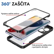 Rdeč Shield 360° ovitek (iPhone 14)