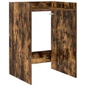 Vidaxl Omara za pralni stroj Dimljeni oreh 67,5 x 62 x 97 cm