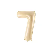 shumee Folija balon številka 7, 72 cm, bež, krem