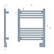 Adler AD7823 – Električni kupaonski radijator (ljestve) s LED zaslonom