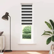 Zavjesa zebra crna 55x200 cm širina tkanine 50,9 cm poliester