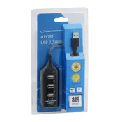 ESPERANZA ESP EA116 interface hub 480 Mbit/s Black