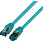 slomart RJ45 S/FTP Cat. 6A LSZH patch kabel zelen 5m