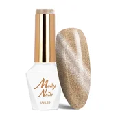 Hibridni LED/UV gel lak Cat Eye Womanity br. 444 Ginger hema/Di-hema Free 8g