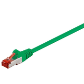 S/FTP CAT6 0.15m zelena LSZH
