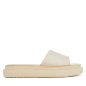 Natikači Calvin Klein Flatform Slide Jacq HW0HW02461 Écru