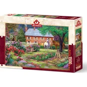 Art puzzle Puzzle Vrt s konji 1500 kosov