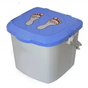 Vedro-posoda s funkcijo stolčka 15,5 l modro