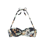 SUNSEEKER Bikini zgornji del rjava/zelena/oranžna/črna/bela