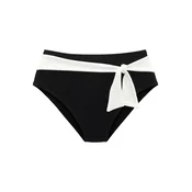 LASCANA Bikini hlačke  črna / bela