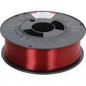 3DJAKE PCTG transparentno rdeča - 1,75 mm/1000 g