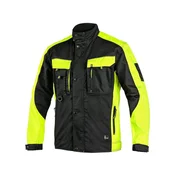 Canis CXS SIRIUS BRIGHTON radna bluza, crno-žuta, 270 g/m2, bez klase visoke vidljivosti, vel. 54