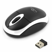 Titanum tm116w brezžična miška 2.4ghz 3d optična usb sup črno-bela