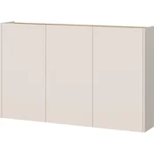 Kremno bela omarica v hrastovem dekorju 138x87x25 cm Libbiano – Germania