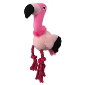 Dog Fantasy Igrača Dog Fantasy Silent Squeak, roza flamingo, 27 cm