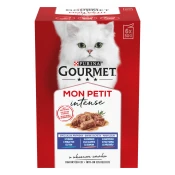 Gourmet Mon Petit mokra hrana za mačke, losos, tuna in postrv, 8 x (6 x 50 g)