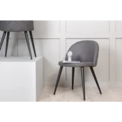 Venture Design Jedilni stol 2 kosa 57x76,5x50 cm siva