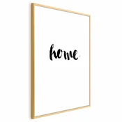 Plakat - Home and Dot 21x30 Zlatni okvir s margom