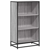 Vidaxl Knjižna omara siva sonoma 60x35x107,5 cm