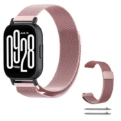 Pašček za Xiaomi Redmi Watch 5 Lite 22 mm, teleskopski, roza