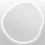 tulup.si Asimetrično ogledalo z led osvetlitvijo Nevtralna svetloba 77x77 cm