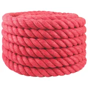 vidaXL Vrv iz jute Rdeča 100% Tossa jute