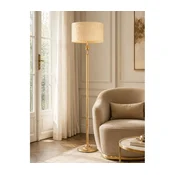 Brilagi - Stojeca lampa SAPHIRE 1xE27/15W/230V krem/zlatna/patina
