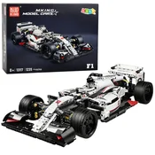 Kocke za sestavljanje Formule F1 z 1235 elementi - bela