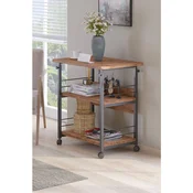 Hanah Home višenamenska polica Dh Hutch, 60 cm, braon