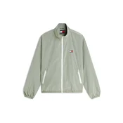 Tommy Jeans Prehodna jakna ESSENTIAL zelena
