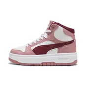 PUMA Rebound Femme Mid Sneakers Women, Shoes, Dusky Rosewood/Garnet Glow/White, 42.5