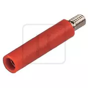 Buksna 4mm MC B4-E-M4-I crvena, sa navojem 4mm